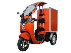 Scooter elettrico a 3 ruote consegne a domicilio